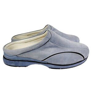 Propet Women's Crest Walker Mule Shoes Size 10 Blue